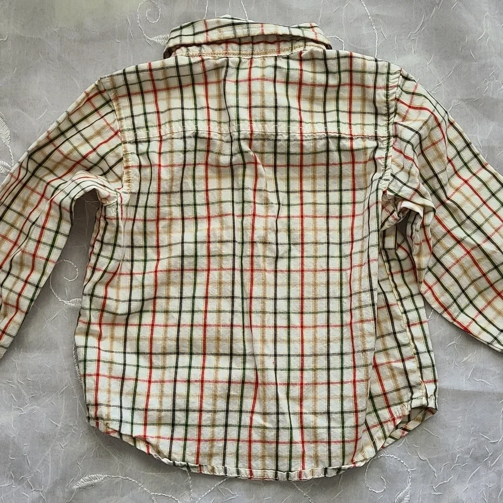 Bundle Of 2 Boys 24 Month Shirts T-shirt Button Up Back To School Summer Fall